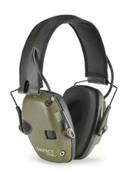 Howard Leight Impact Sport OD Ear Muff, 24DB rating, Class 4 Olive Green