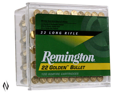 Remington 22LR 40gr HV RN Golden Bullet - 100pk
