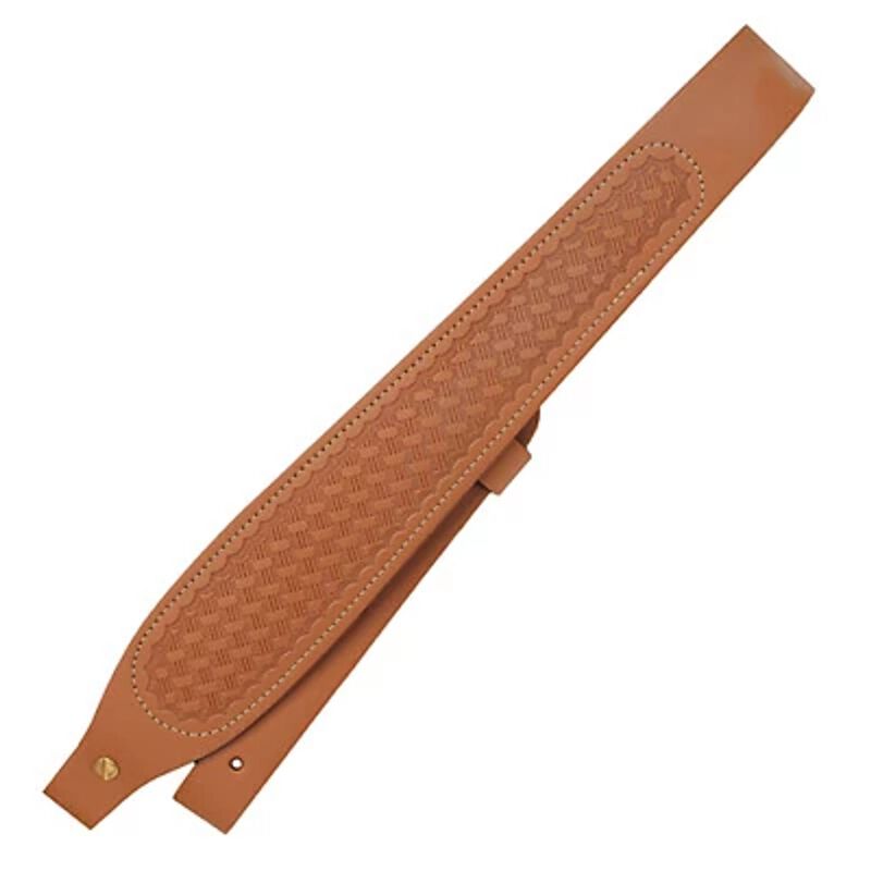 Butler Creek Brown Leather Basket Weave Sling