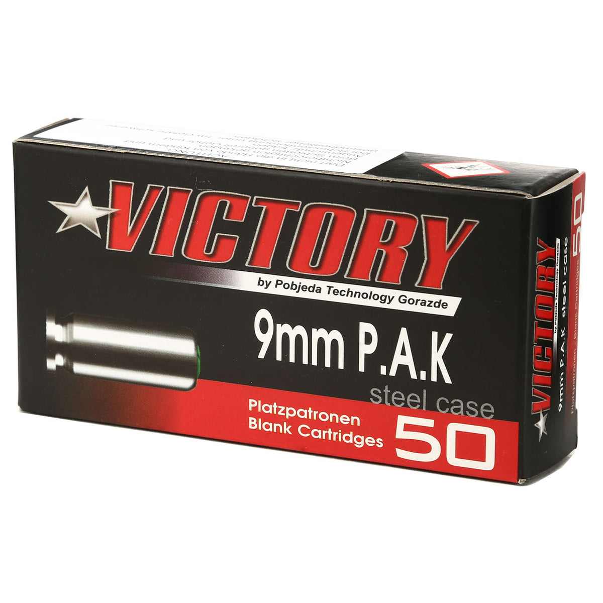 Victory 9mm P.A.K Blank Cartridges