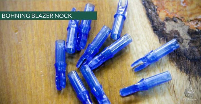 Bohning Electric Blue Blazer Nock, 12pk