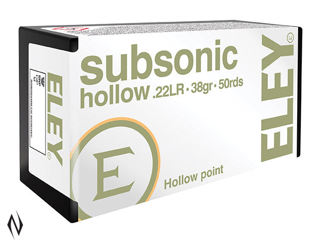 Eley 22LR Subsonic HP 1040FPS