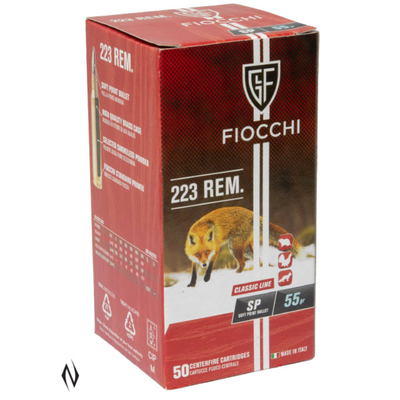 Fiocchi .223 REM, 55gr SP 50 rounds