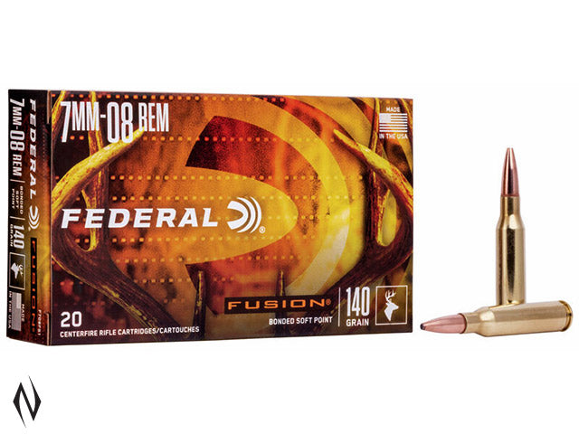 Federal Fusion Ammunition 7mm-08 Remington 140 Grain - Pkt 20