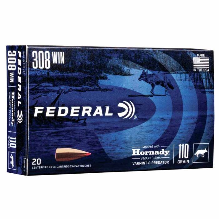 Federal .308, 110gr VMAX