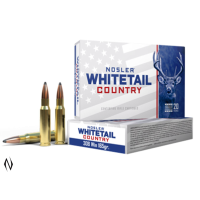Nosler Whitetail Country .308 Win, 165gr SP