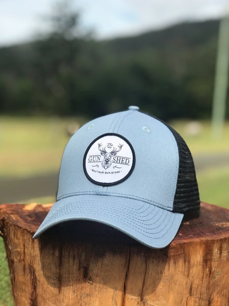 The Gun Shed Peak Cap - Blue