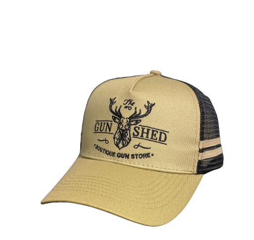 The Gun Shed Trucker Hat - Tan
